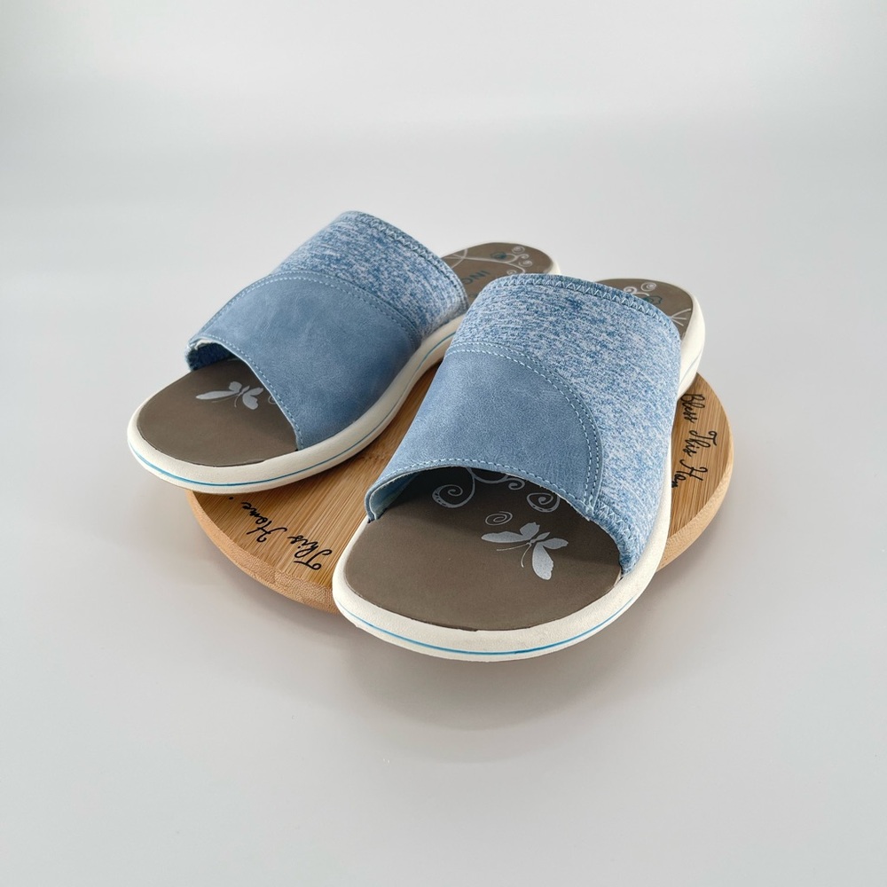Ingaro Sport Sunset Sandals Women Size 8 Blue Cushion Slip-on Slides - Picture 11 of 16